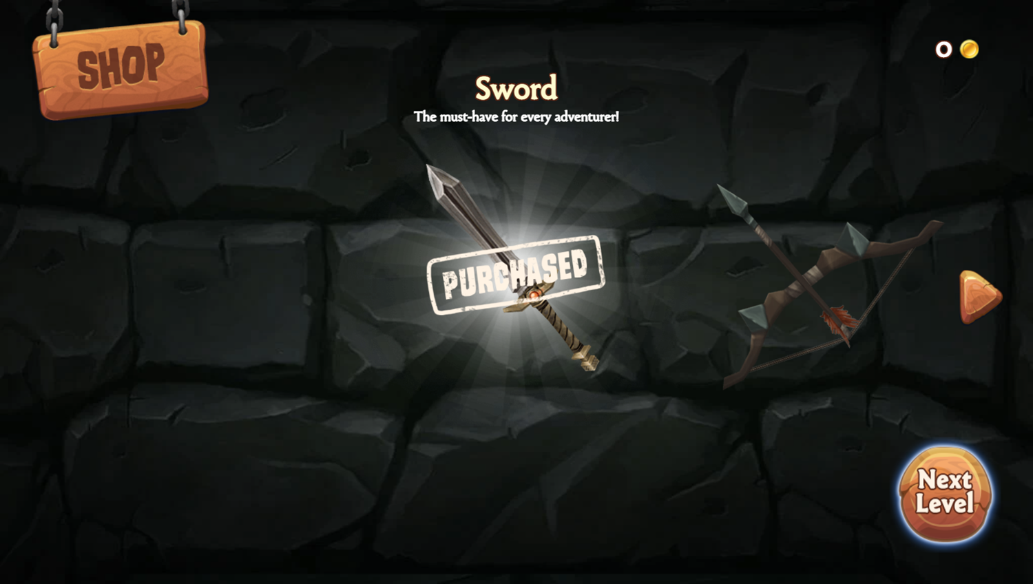 Keep Out Game Purchase Sword Screenshot.