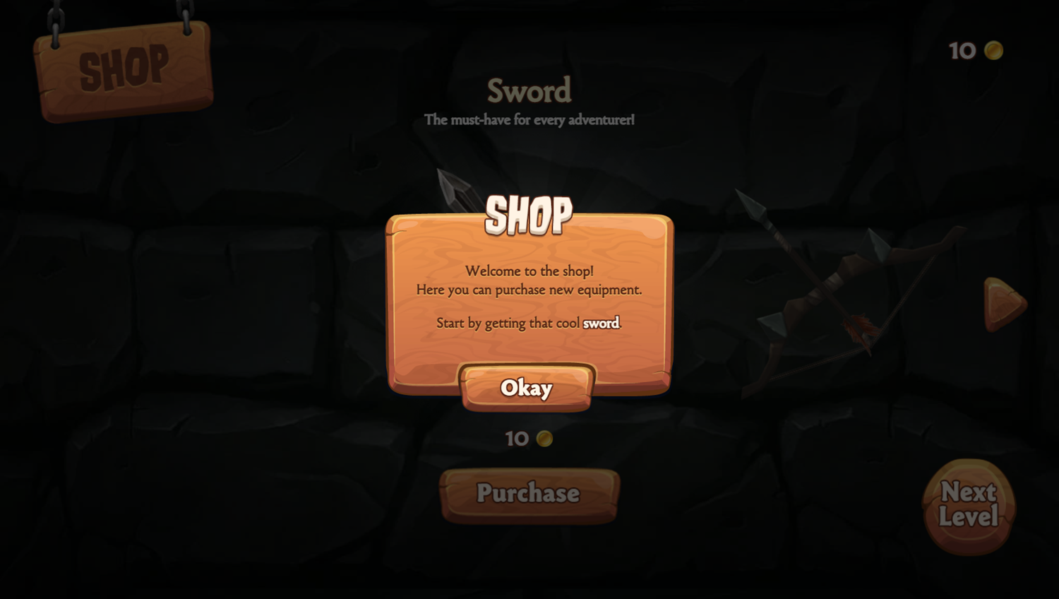 Keep Out Game Shop Screenshot.