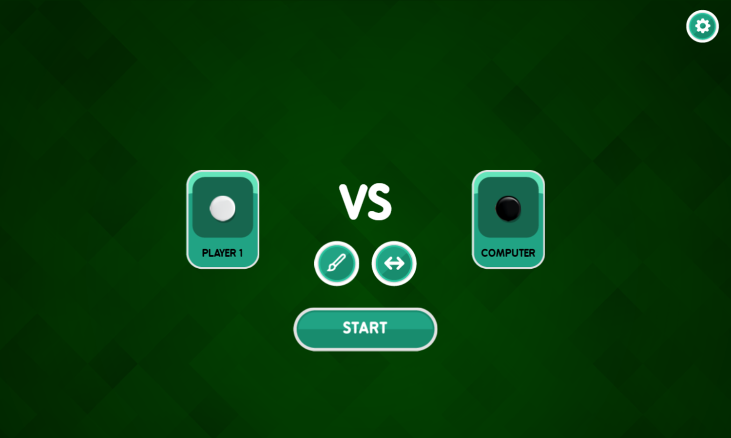 Play Reversi Game Start Screenshot.