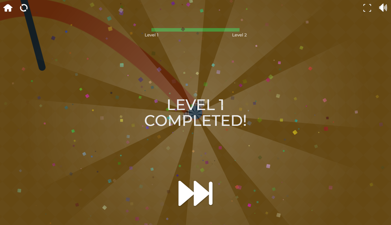 Stop Now Game Level Completed Screenshot.