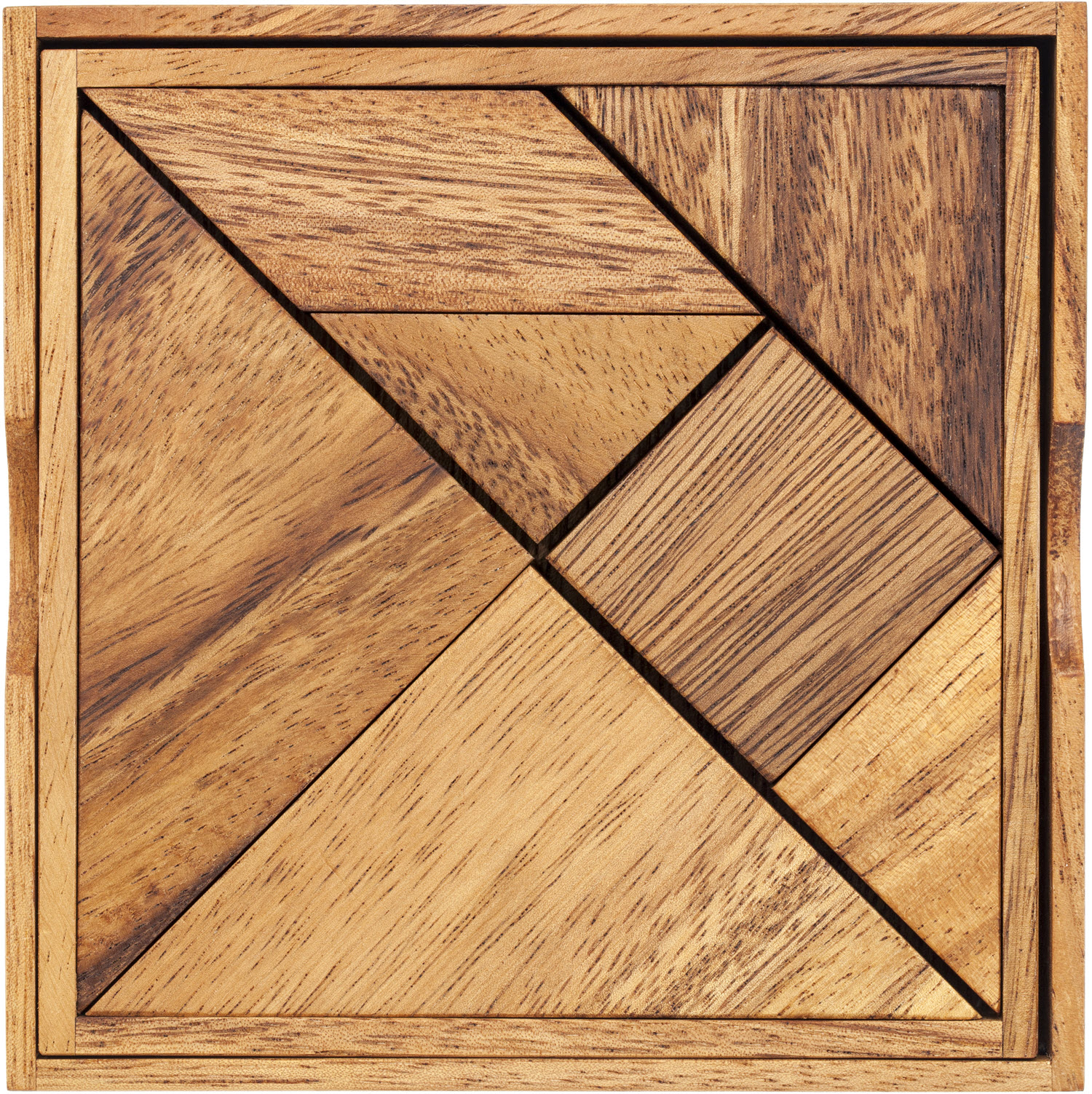 Wooden Tangram Puzzle.