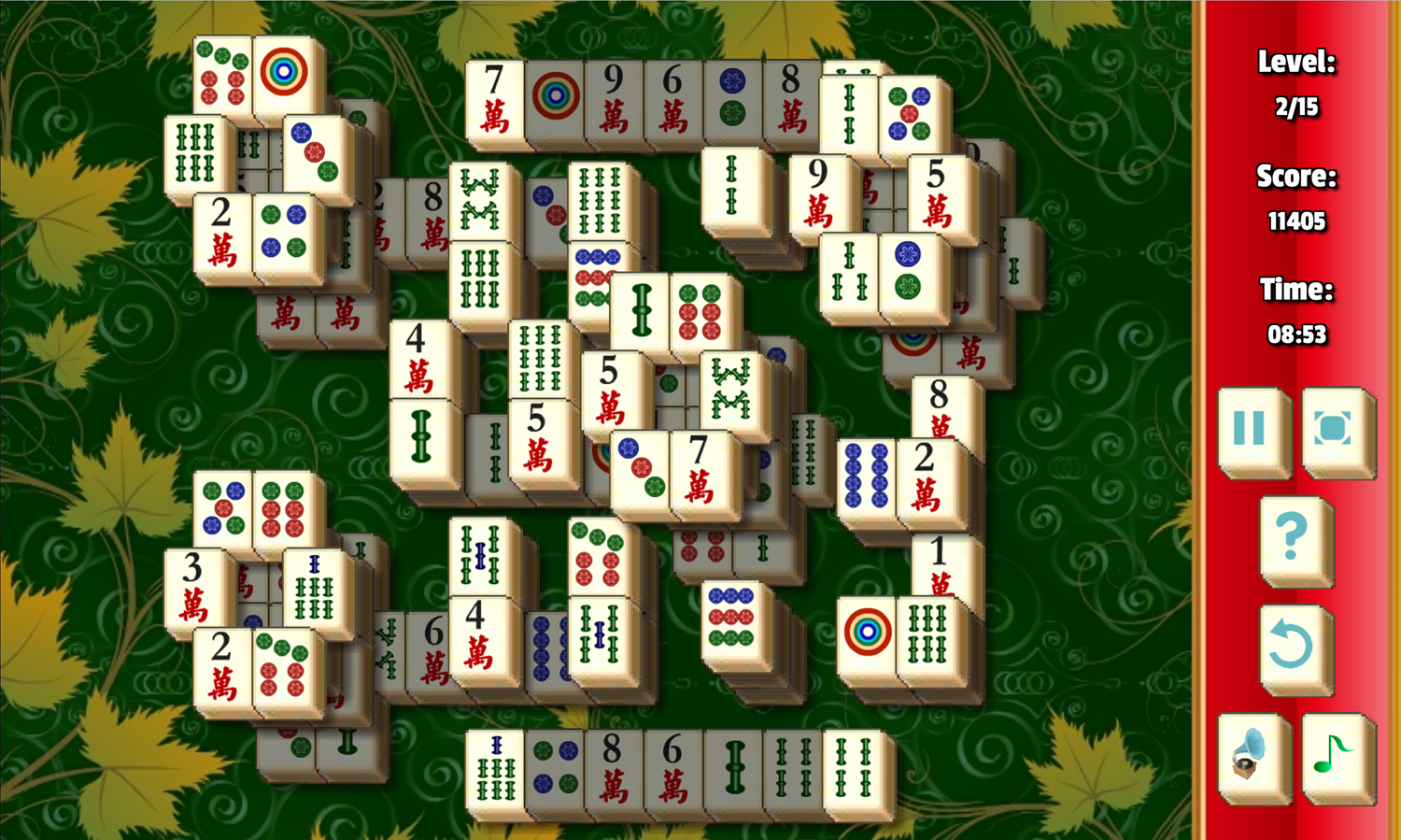 10 Mahjong Game Screenshot.