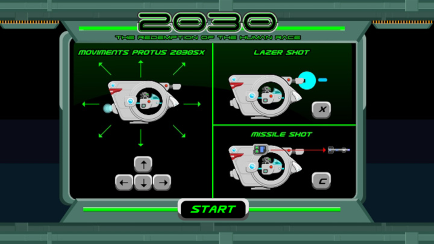 2030 Game How To Play Screenshot.