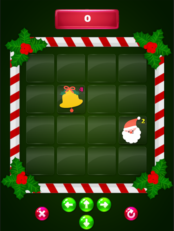 2048 X-Mas Game Screenshot.