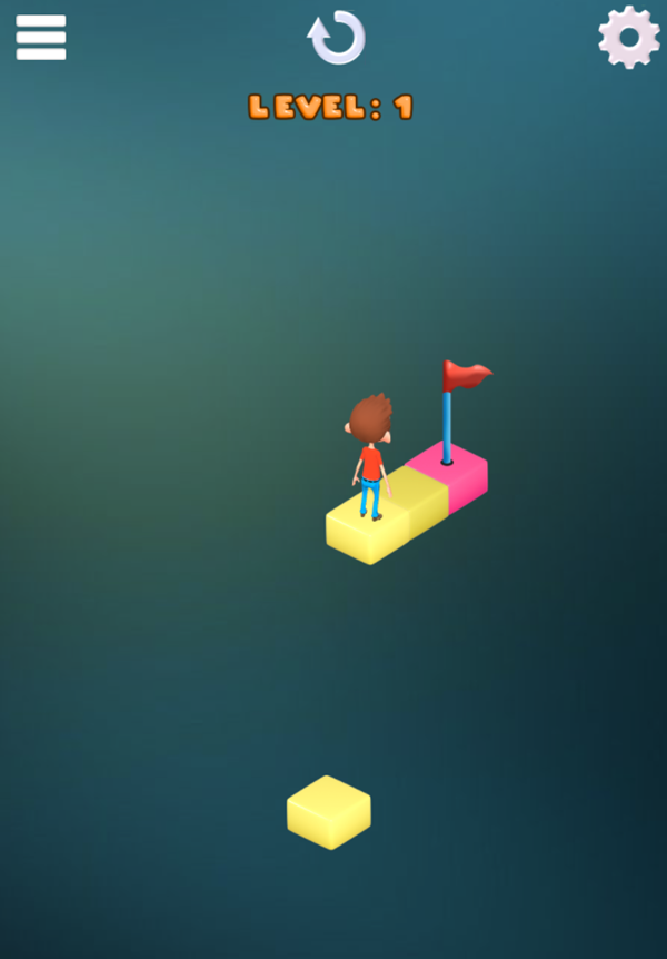 3D Isometric Puzzle Game Play Screenshot.
