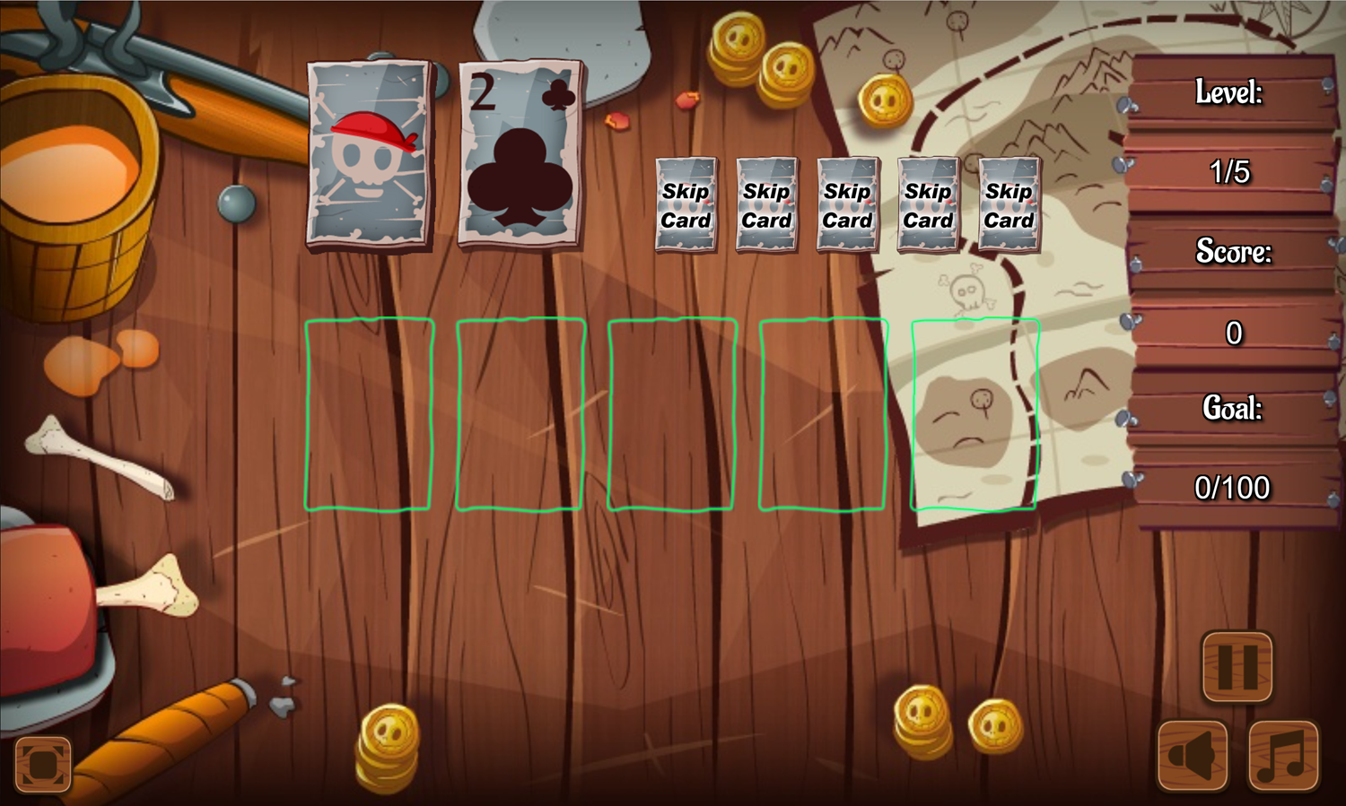 5 Stack Blackjack Game Screenshot.