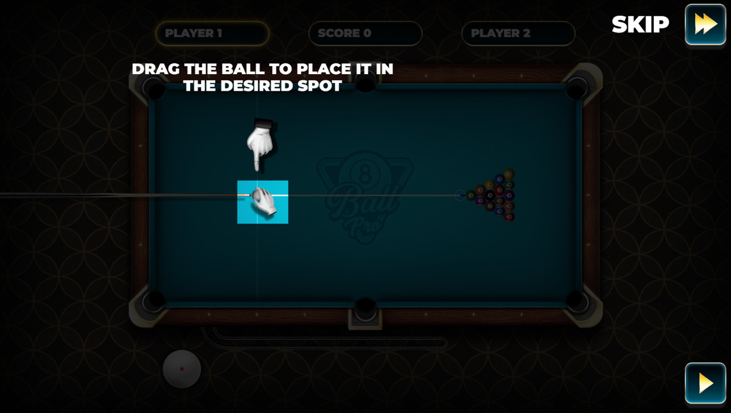 8 Ball Pro Game Play Tips Screenshot.