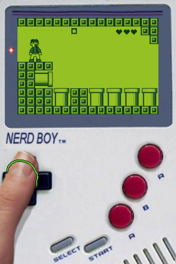 8-Bit Rush Game Screenshot.