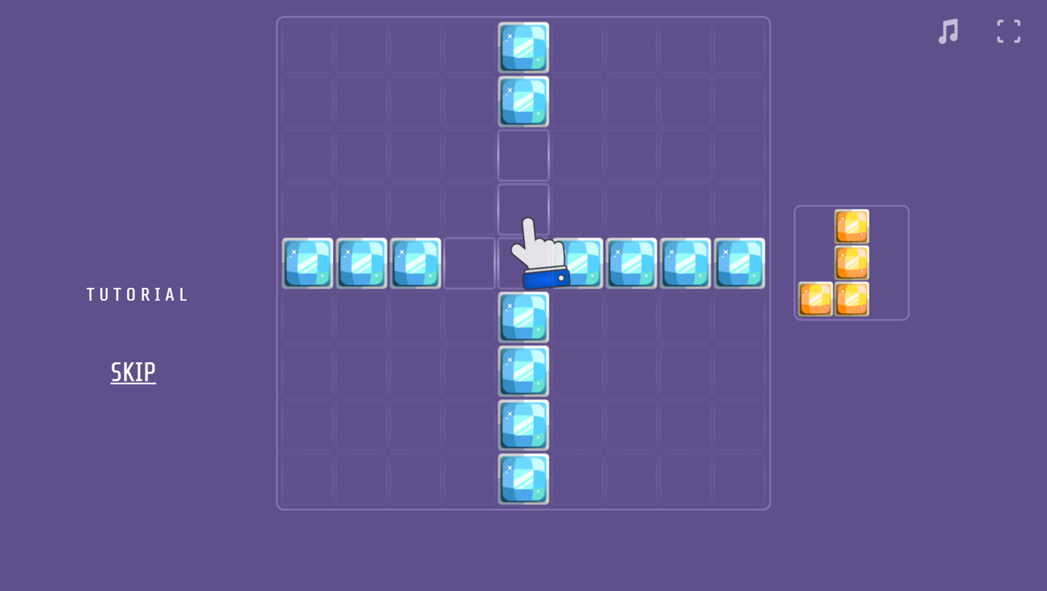 9x9 Rotate and Flip Game How To Play Screenshot.