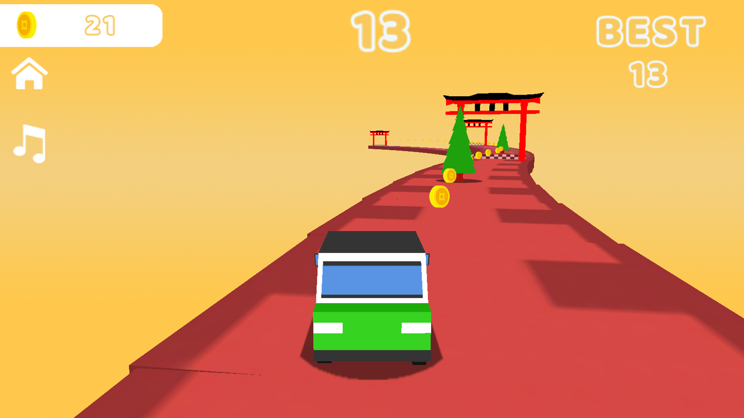 Adventure Rush Game Play Screenshot.