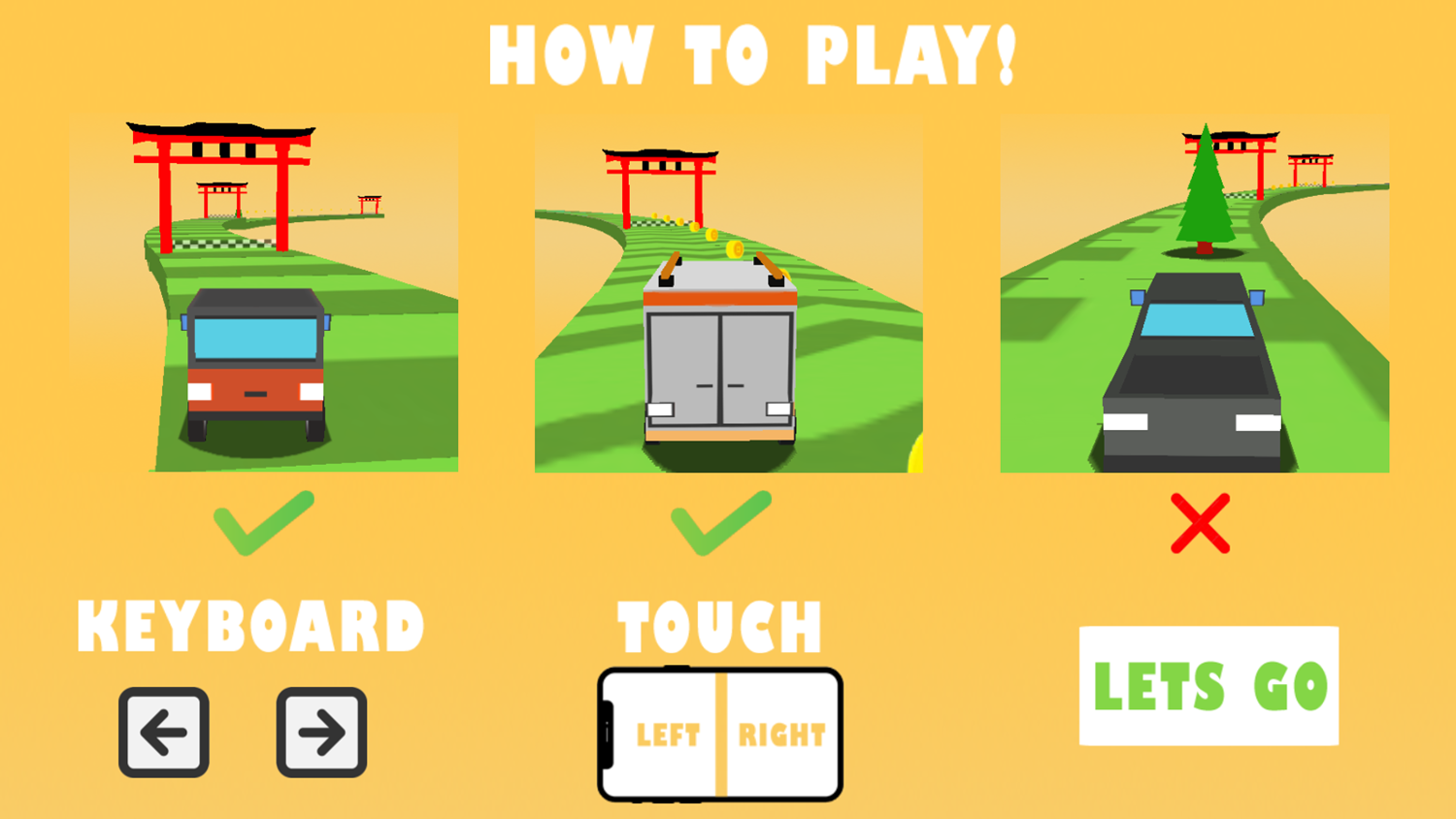 Adventure Rush Game How To Play Screenshot.