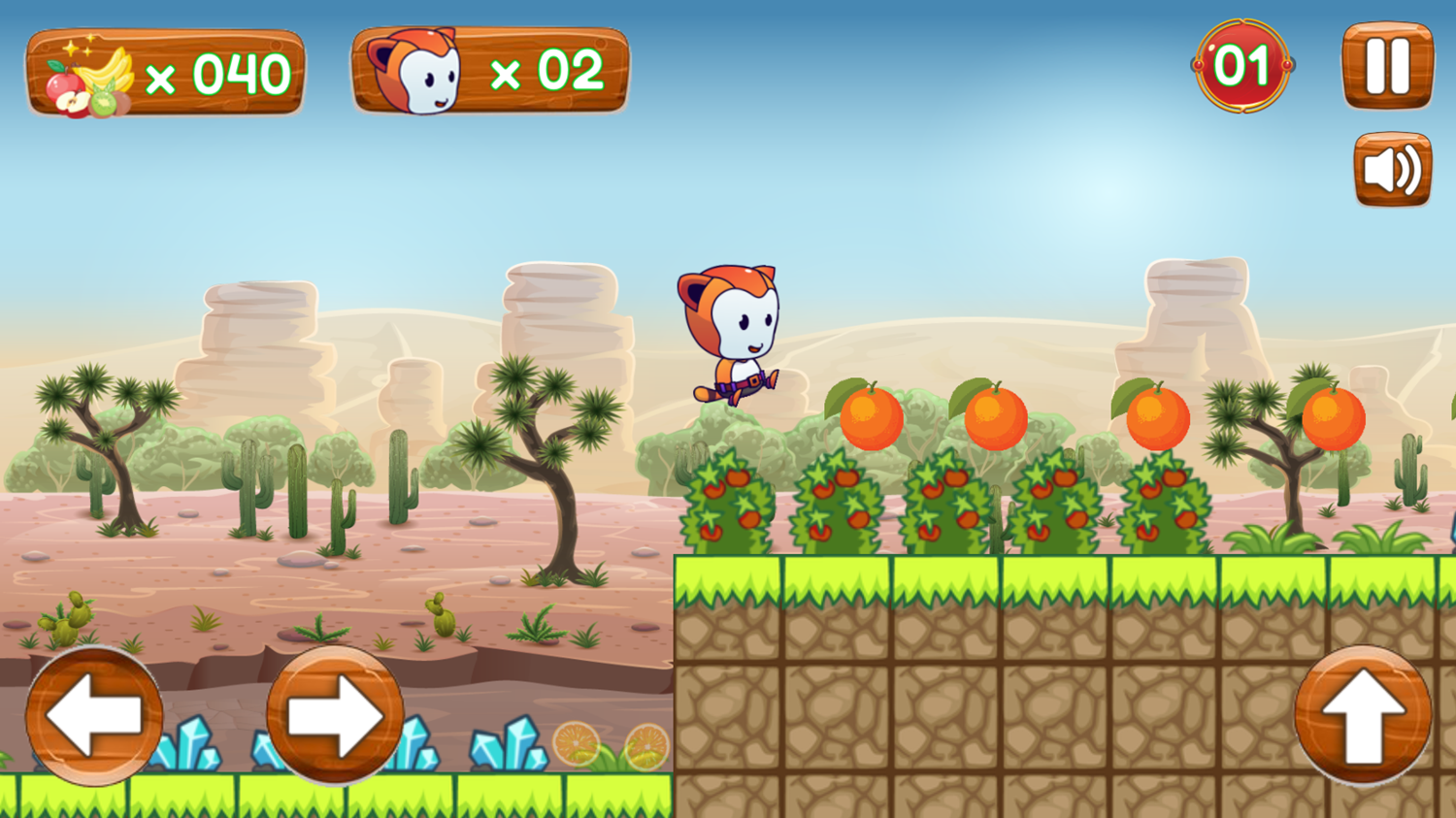 Adventure Squirrel Game Level Play Screenshot.