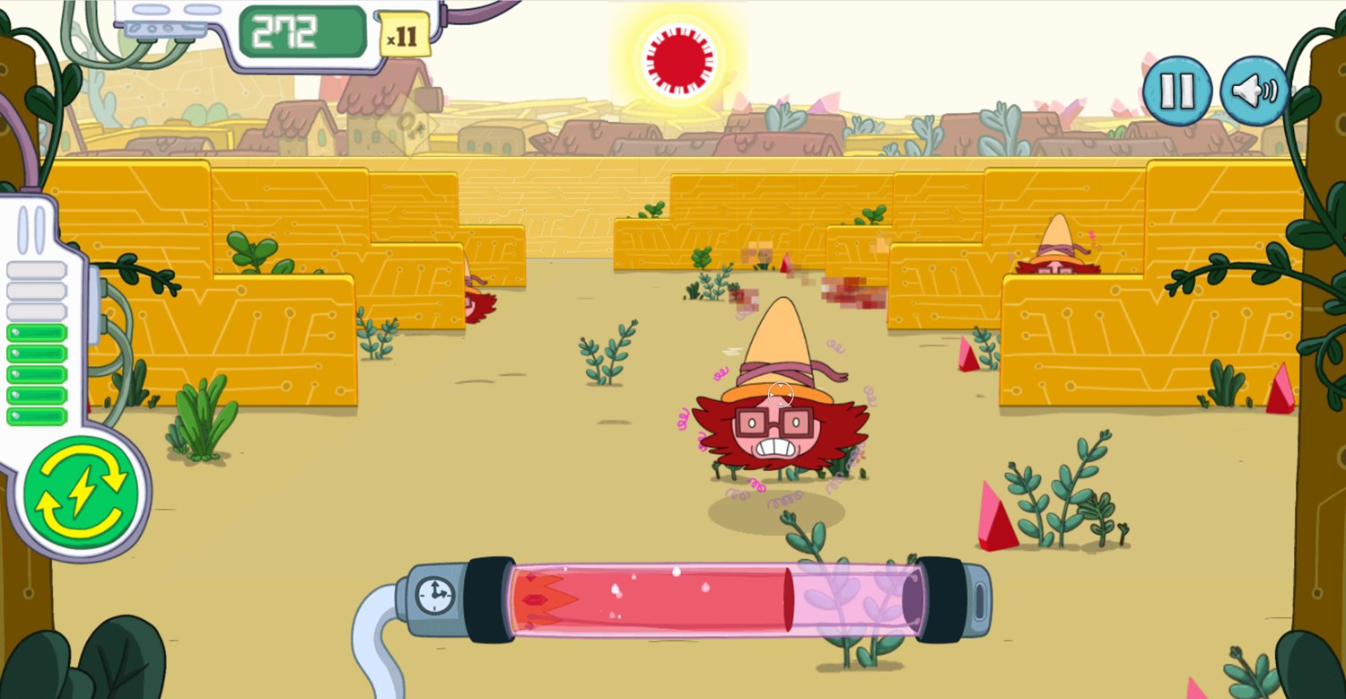 Adventure Time Angry Betty Game Screenshot.