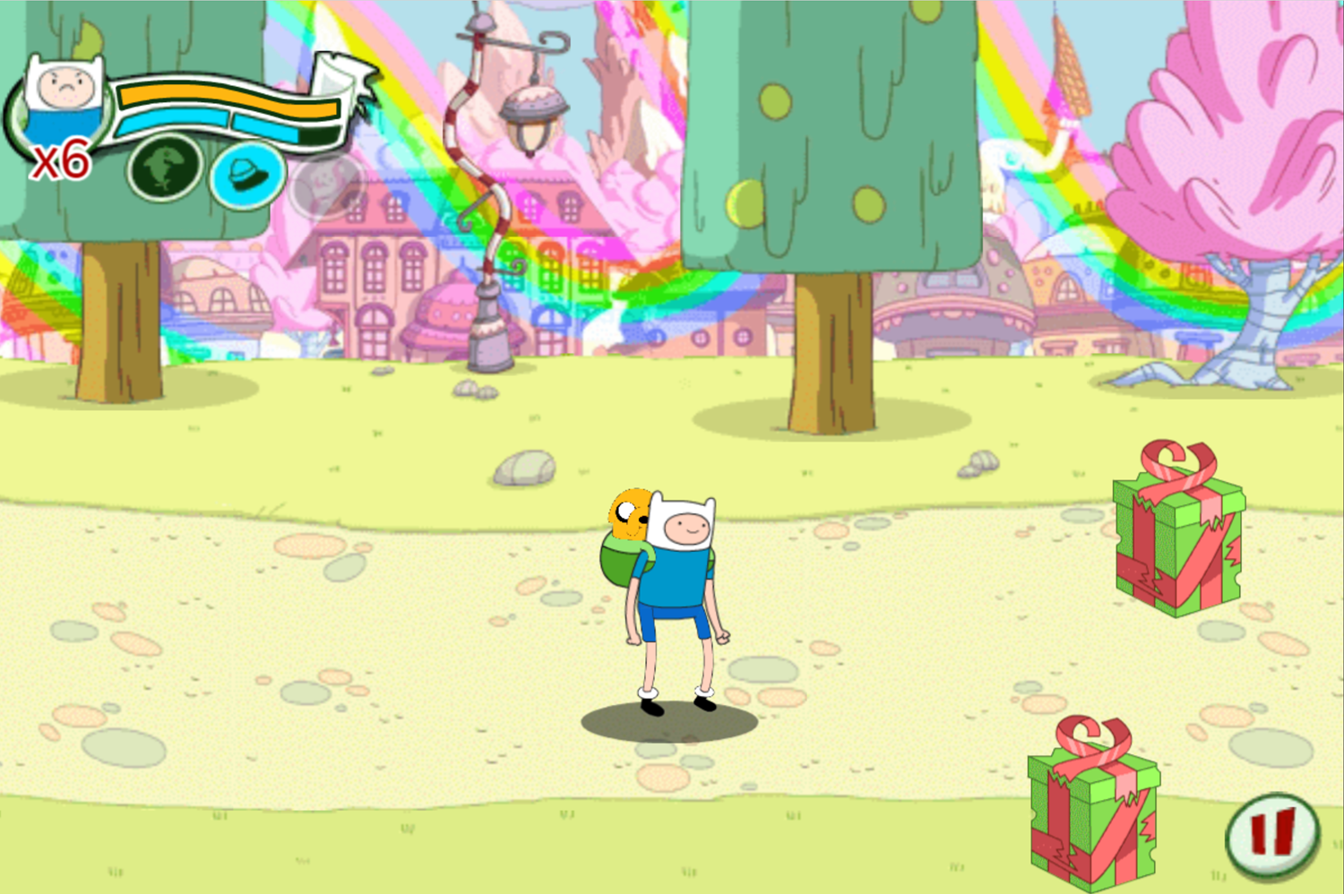 Adventure Time Break the Worm Final Level Screenshot.