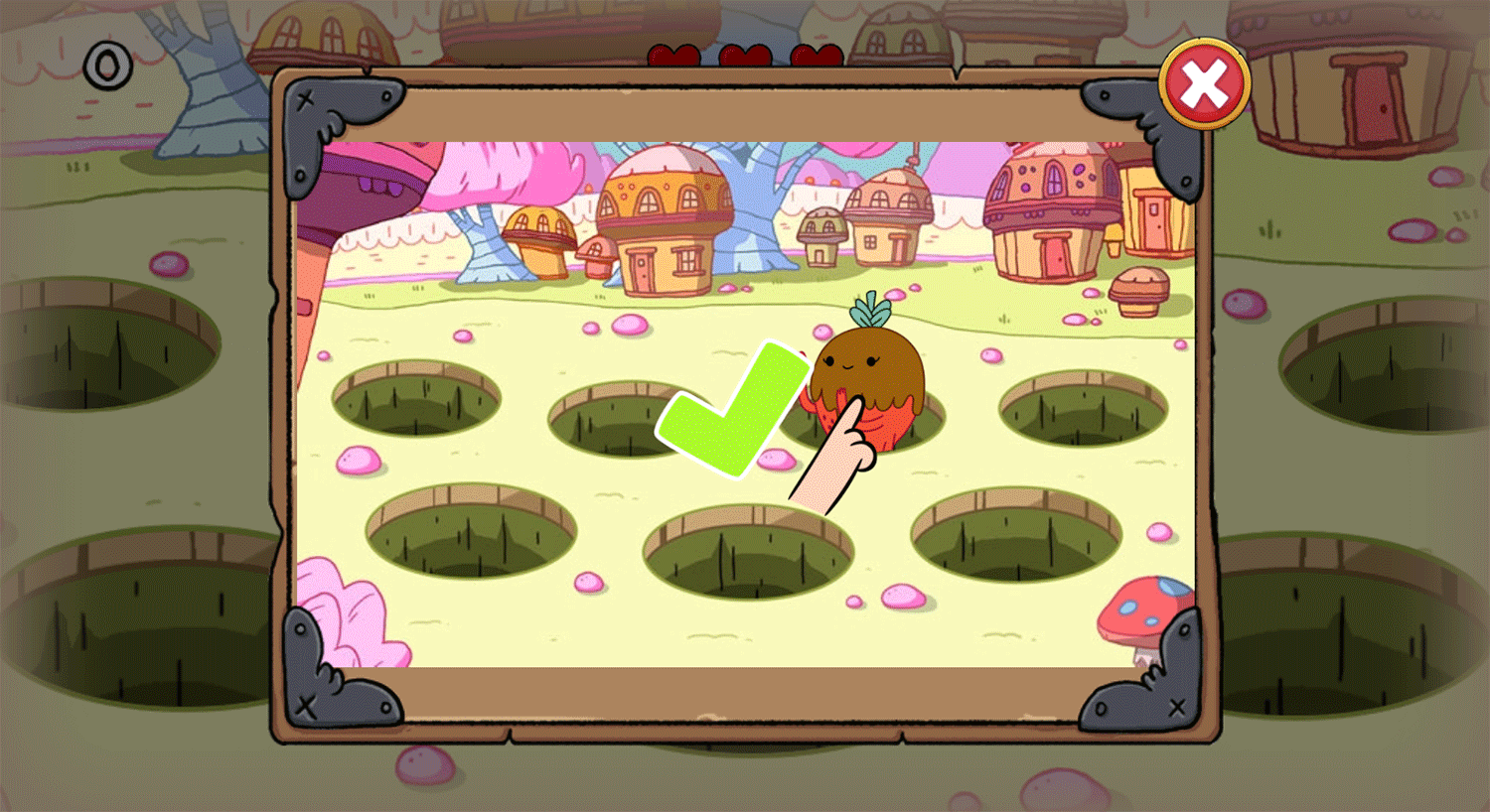 Adventure Time Elemental Game Candy Smash How To Play Screenshot.