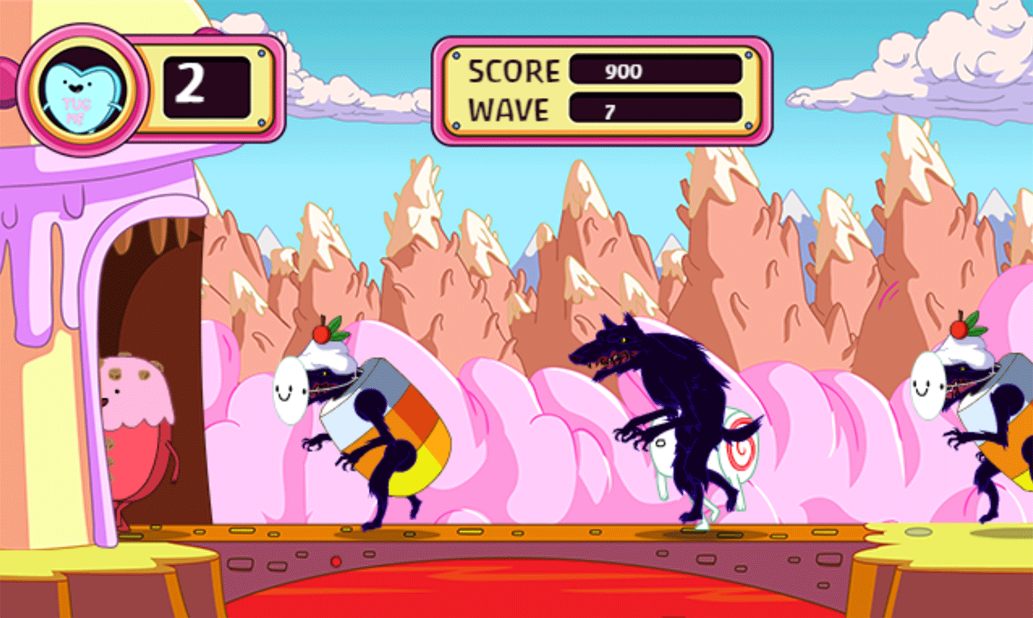 Adventure Time Gate Crashers Game Screenshot.