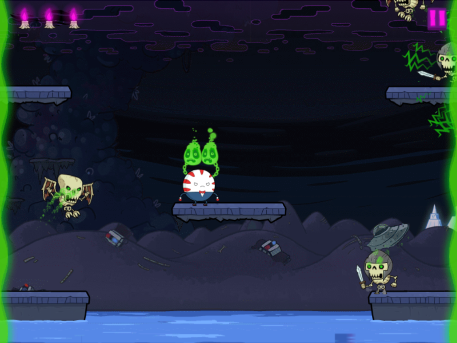 Adventure Time Rumble in the Nightosphere Game Screenshot.