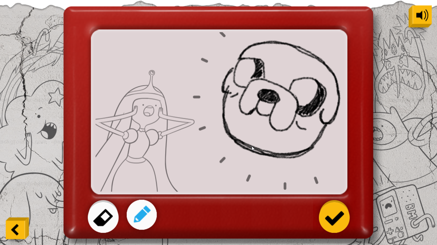 Adventure Time Storyboard Game Drawn Artwork Screenshot.