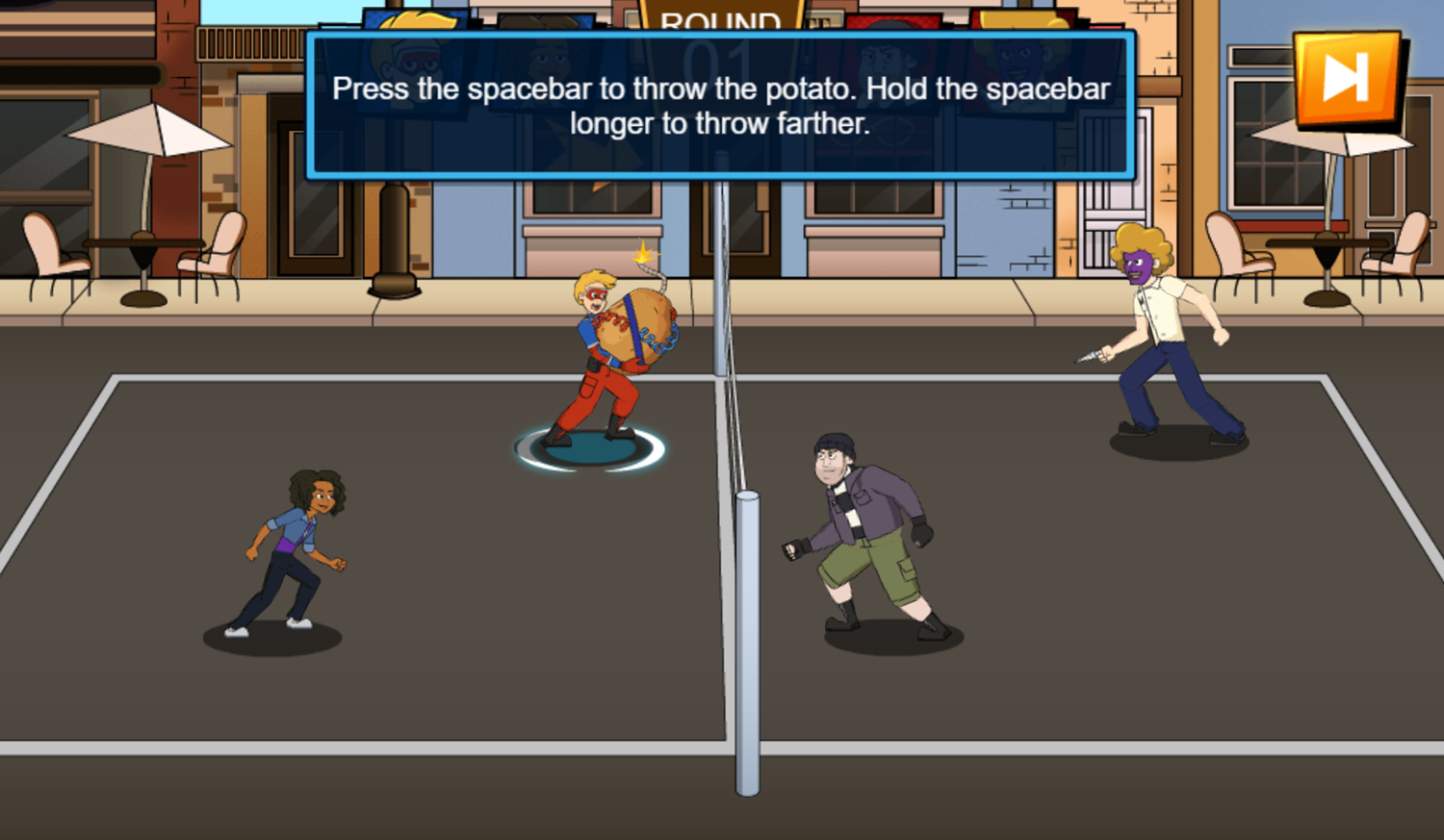 Adventures of Kid Danger Potato Panic Game How To Play Screenshot.