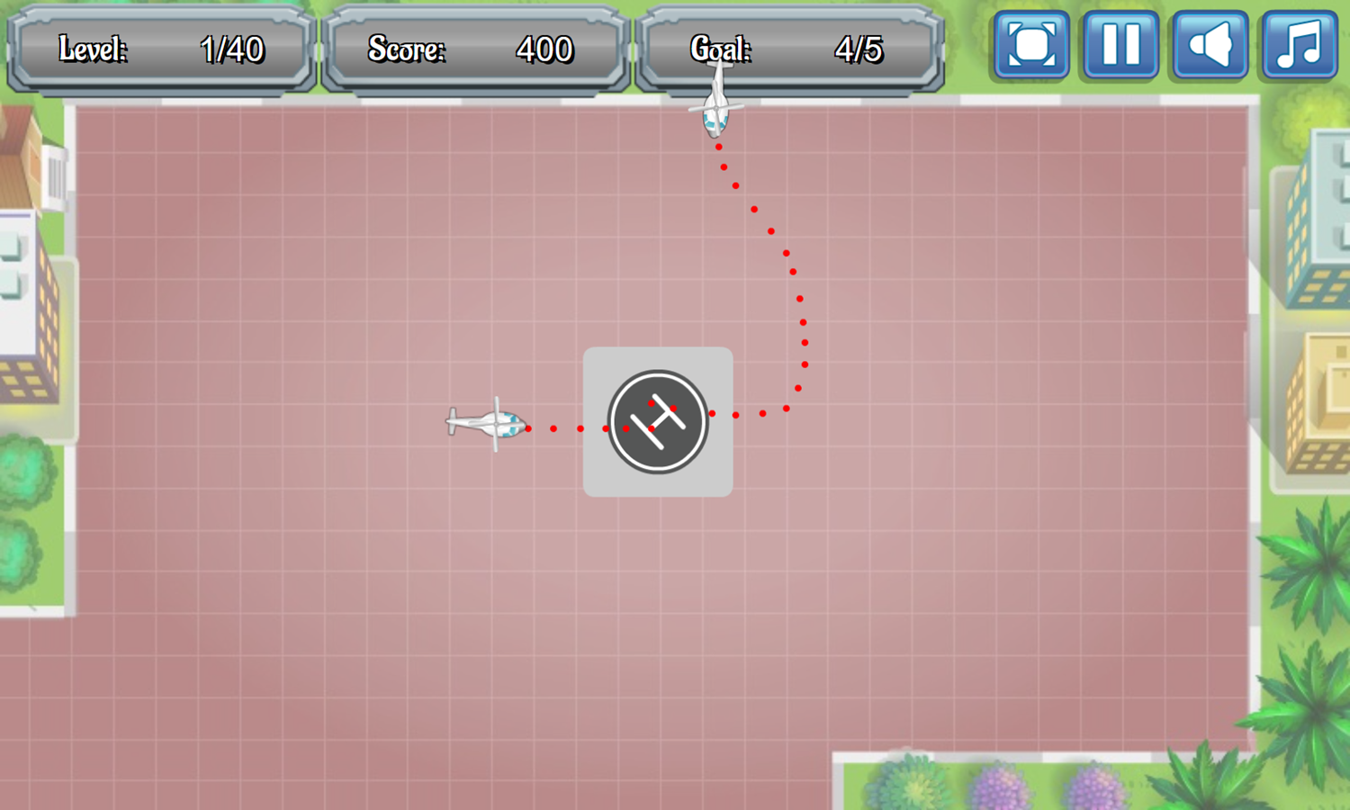 Airport Management 1 Game Level Play Screenshot.