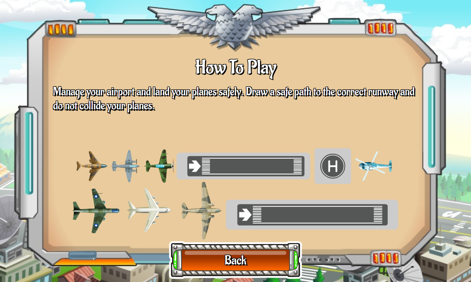 Airport Management 2 Game How To Play Screenshot.