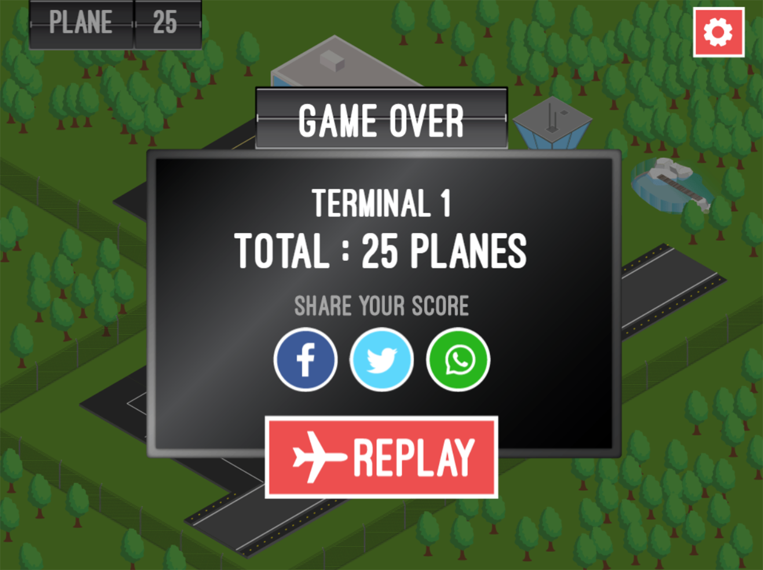 Airport Rush Level Complete Screenshot.