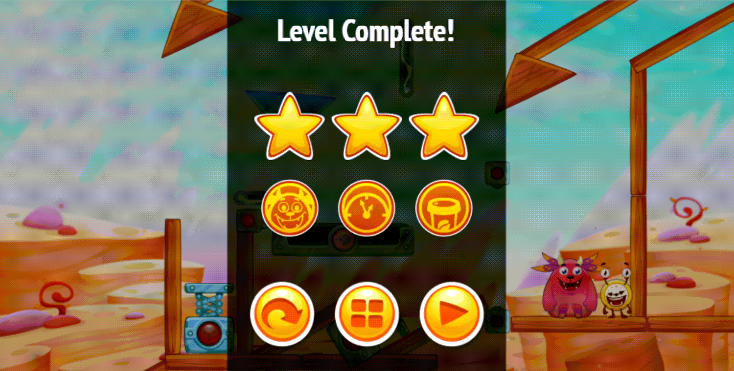 Alarmy 3 Game Level Beat Screenshot.