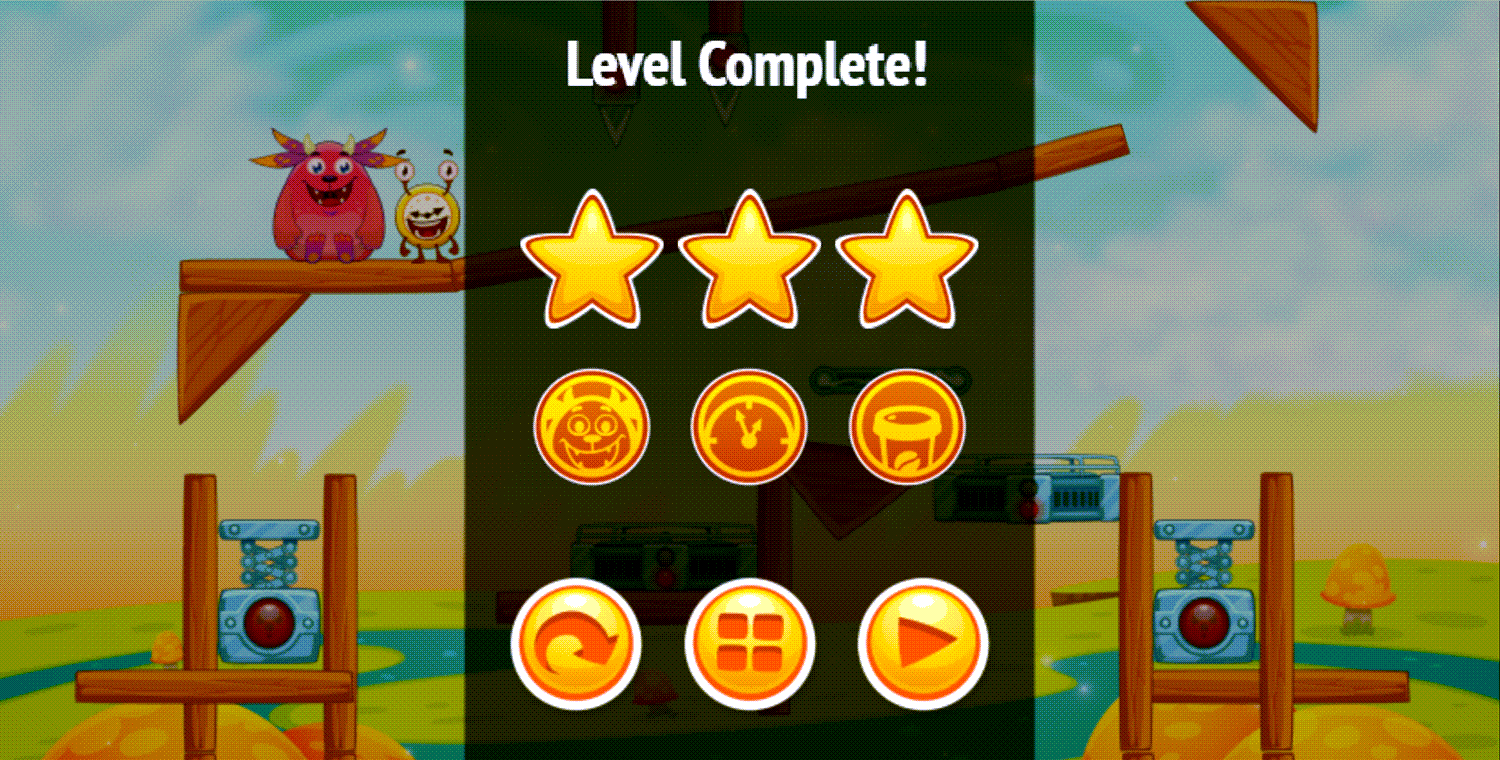 Alarmy 4 Level Beat Screenshot.