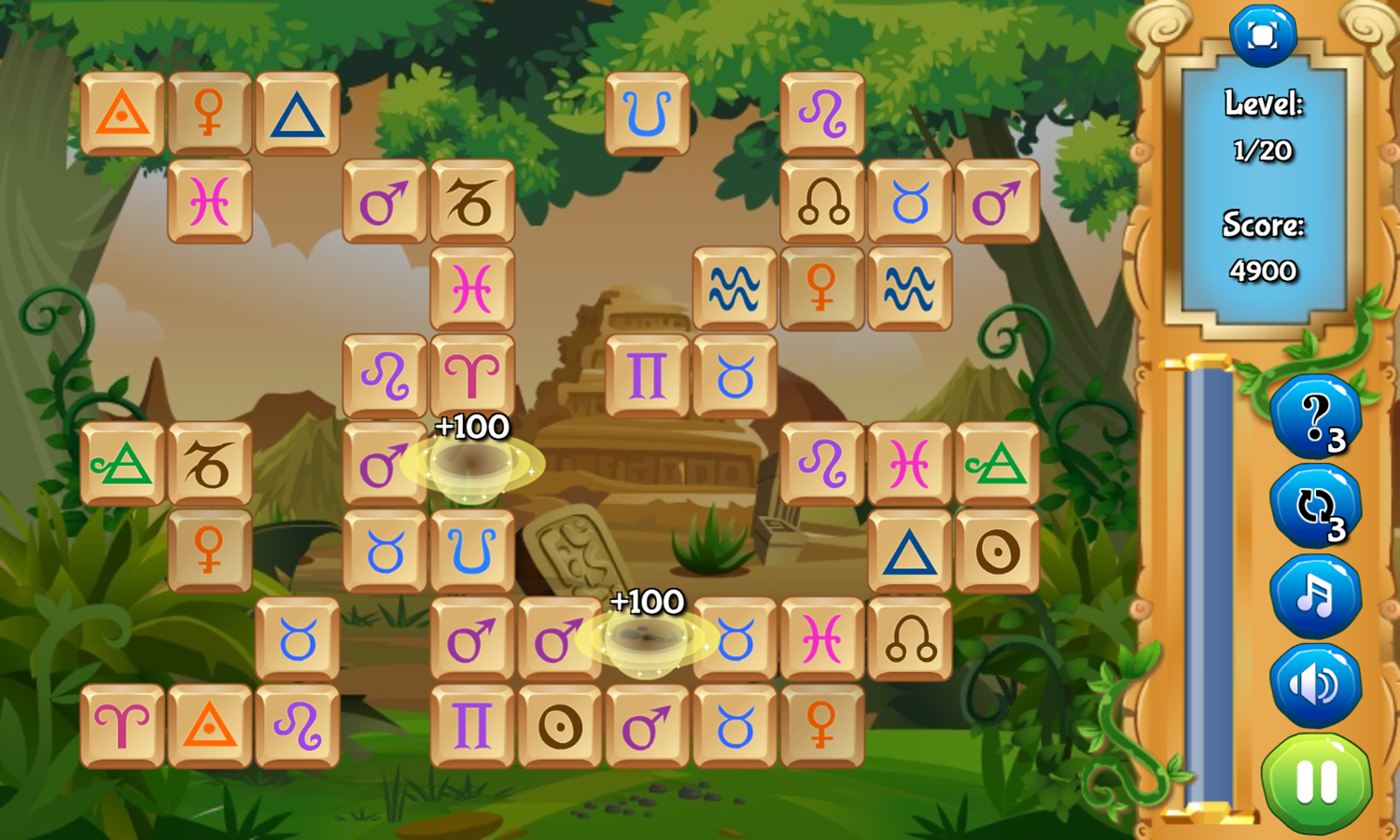 Alchemist Symbols Game Play Screenshot.