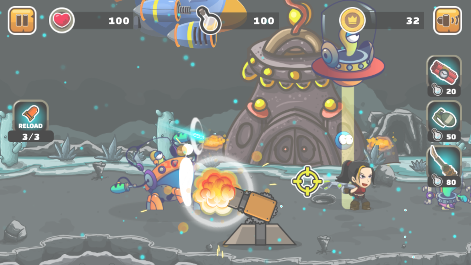 Alexandria Attacks Game Screenshot.