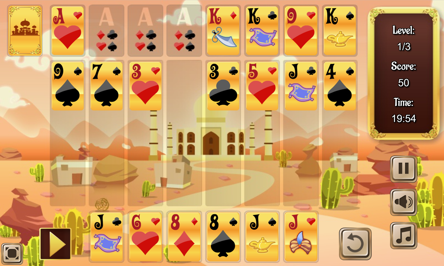 Algerian Patience Game Deal Screenshot.