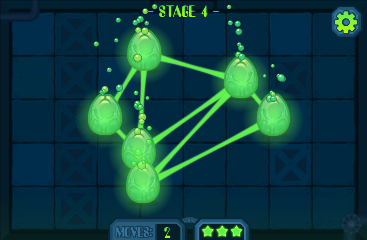 Alien Kindergarten Game Level Beat Screenshot.