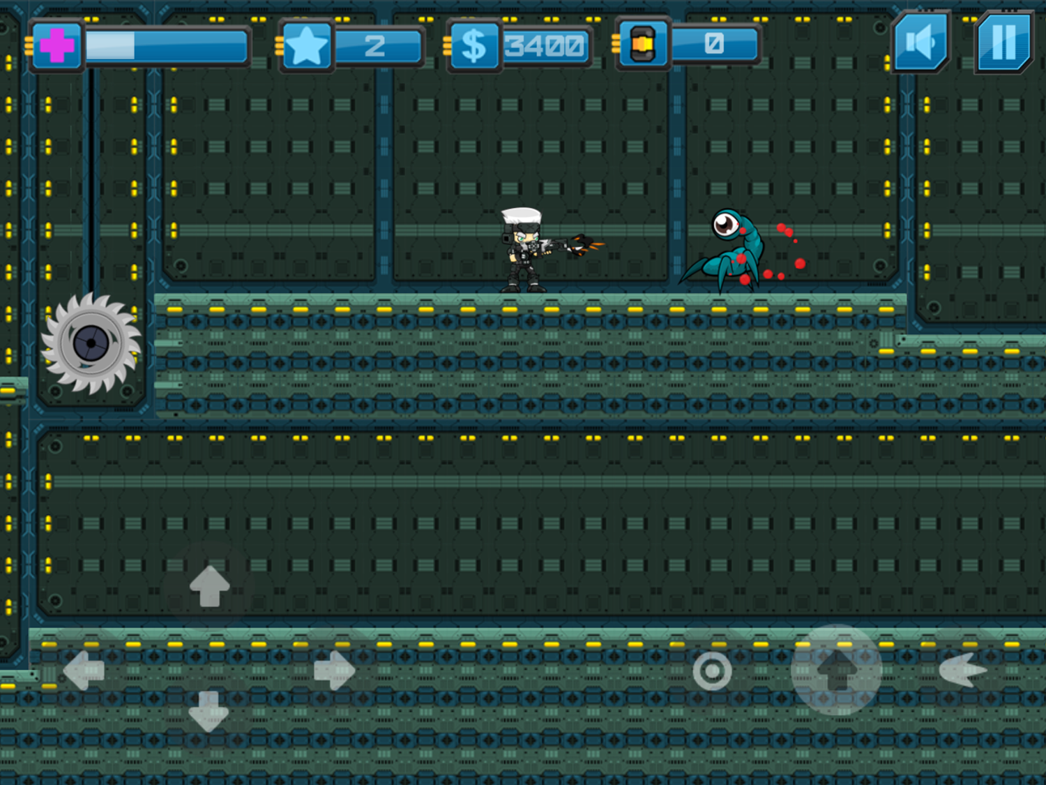 Aliens Buster Game Shooting Aliens Screenshot.