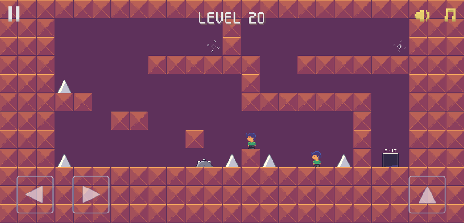 All Flee Game Final Level Screenshot.