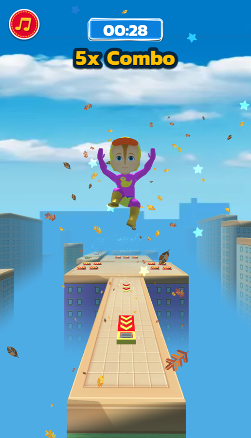 Alvin Super Run Book Game Level Complete Screenshot.