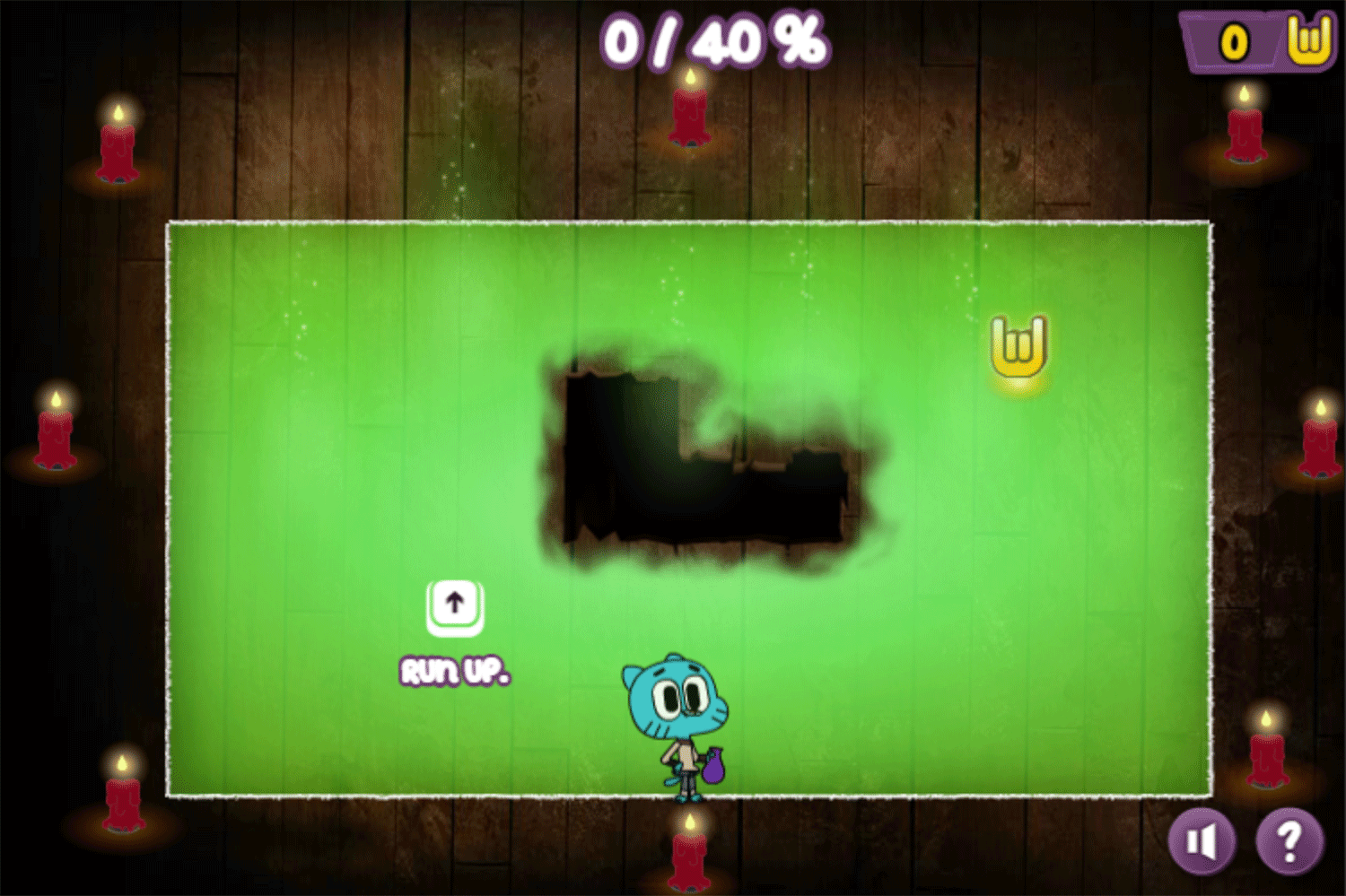 Amazing World of Gumball Class Spirits Game How To Play Screenshot.