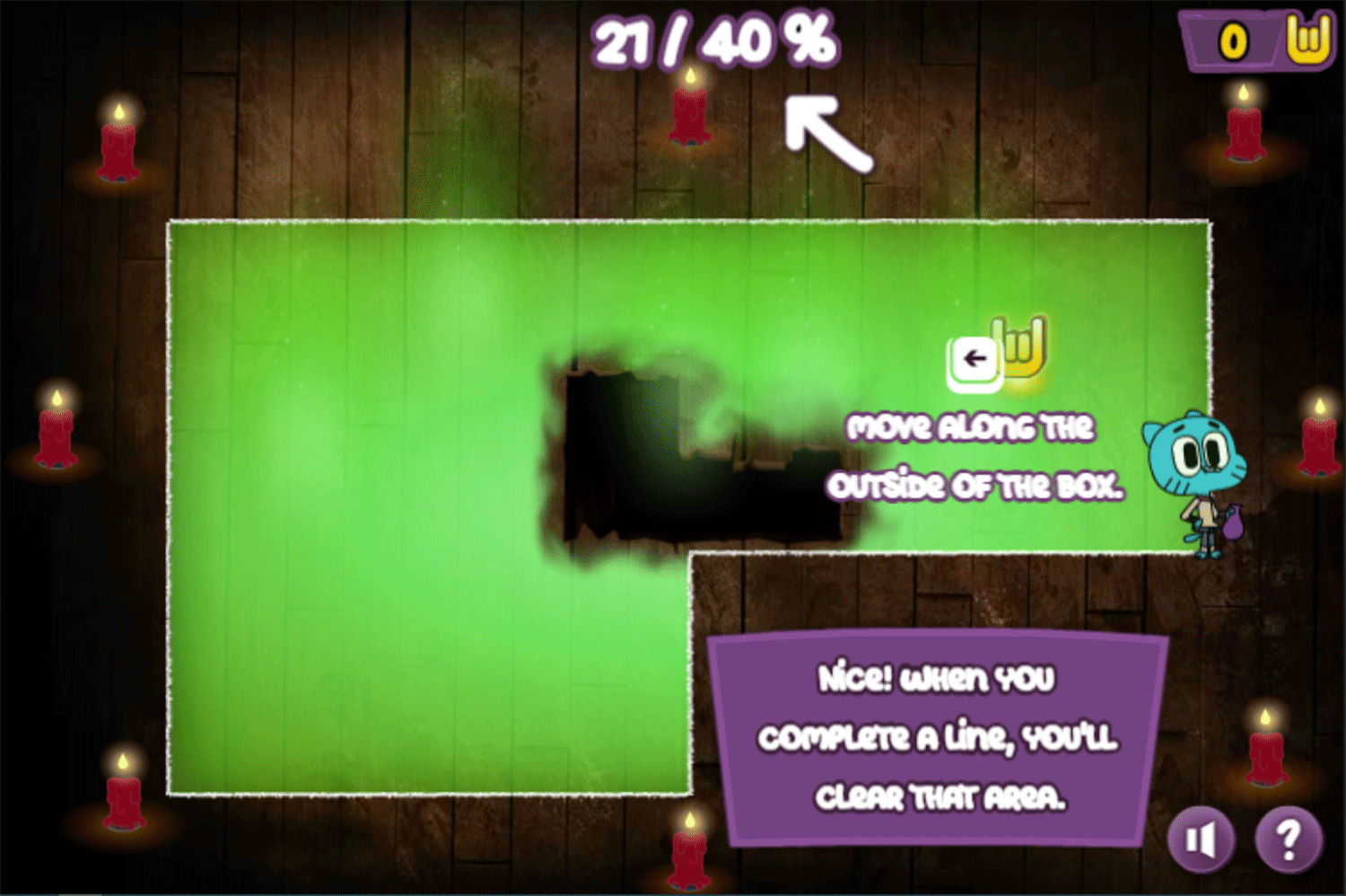 Amazing World of Gumball Class Spirits Game Play Tips Screenshot.