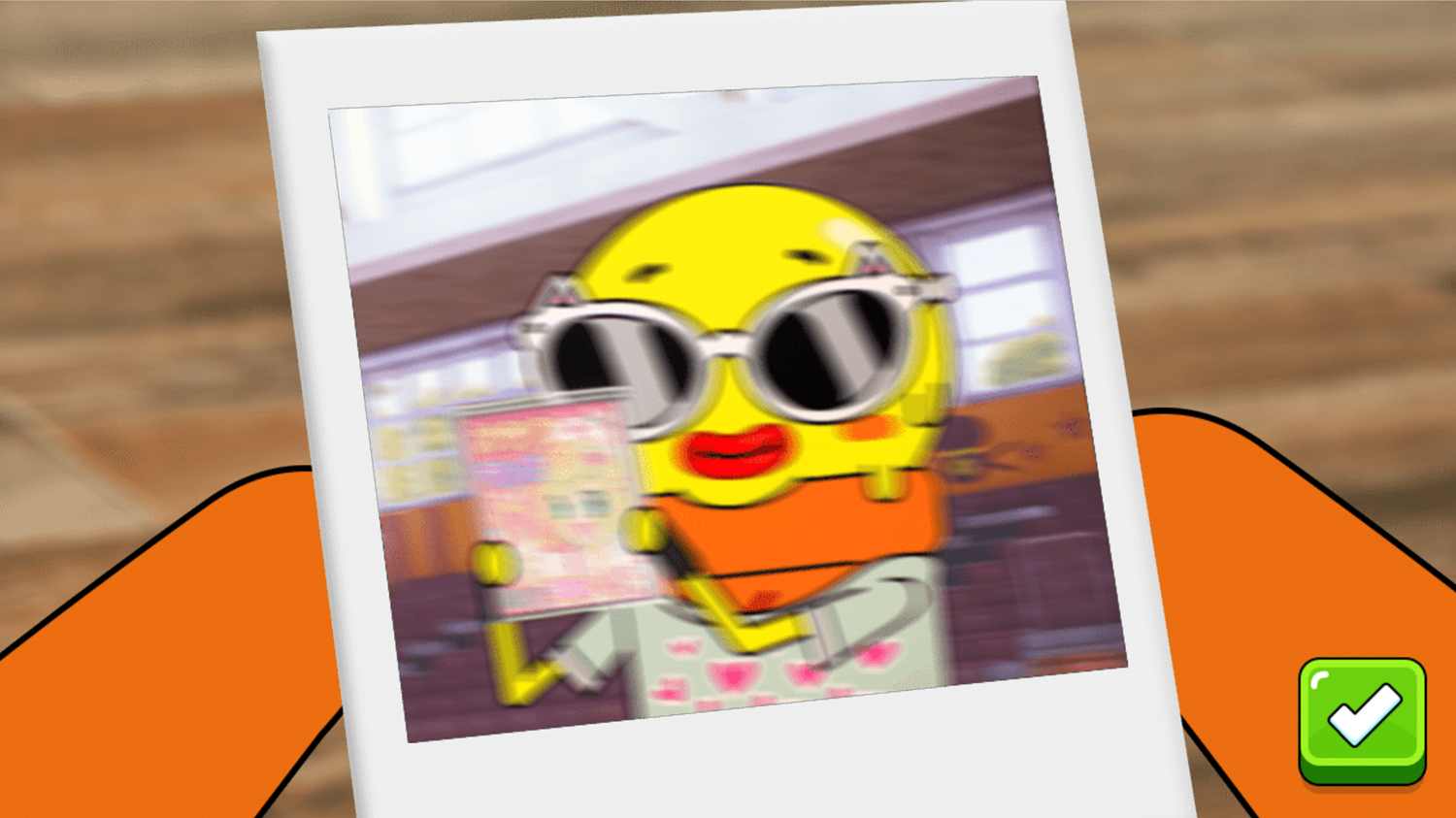 Amazing World of Gumball Darwin's Yearbook Game Sarah Picture Screenshot.