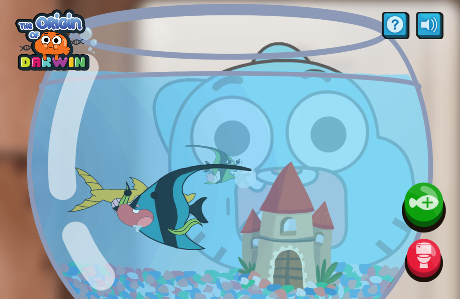 Amazing World of Gumball Origin of Darwin Game New Fish Screenshot.