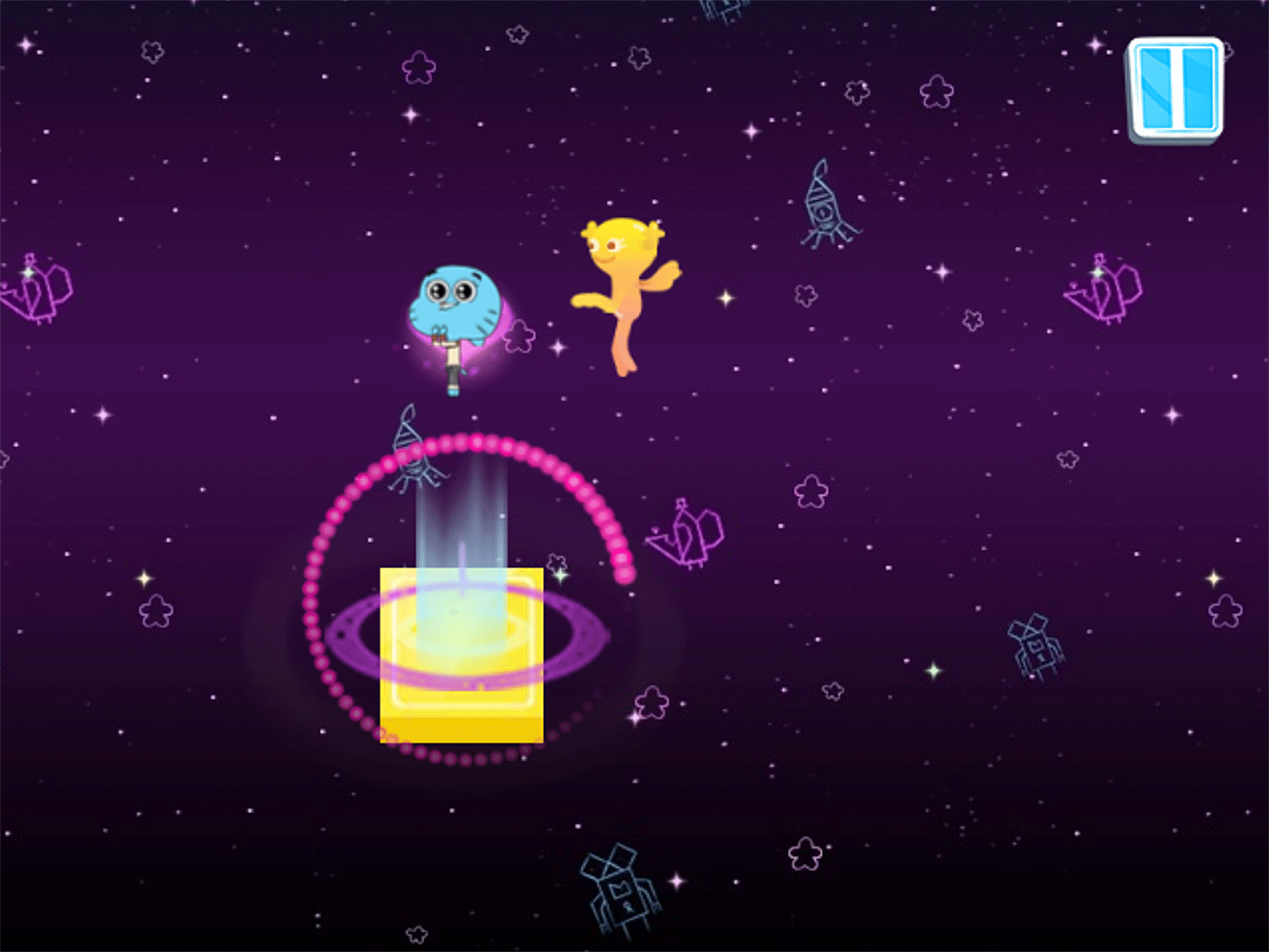 Amazing World of Gumball Gumball's Rhythmic Romance Game Level Complete Screenshot.