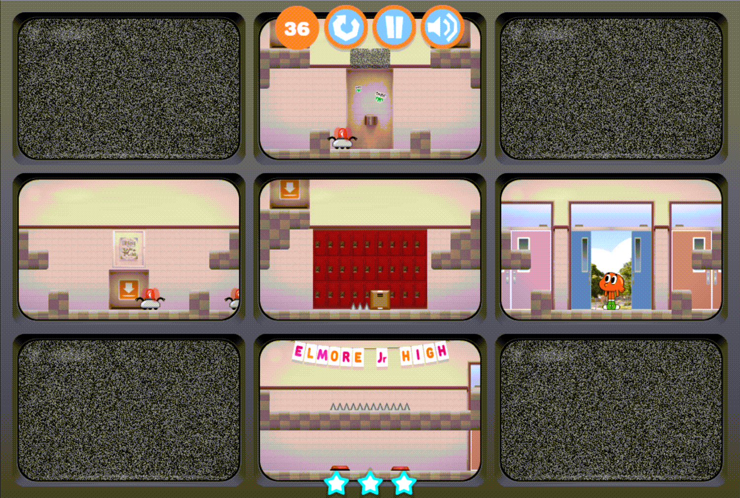 Amazing World of Gumball Tension in Detention Final Level Screenshot.