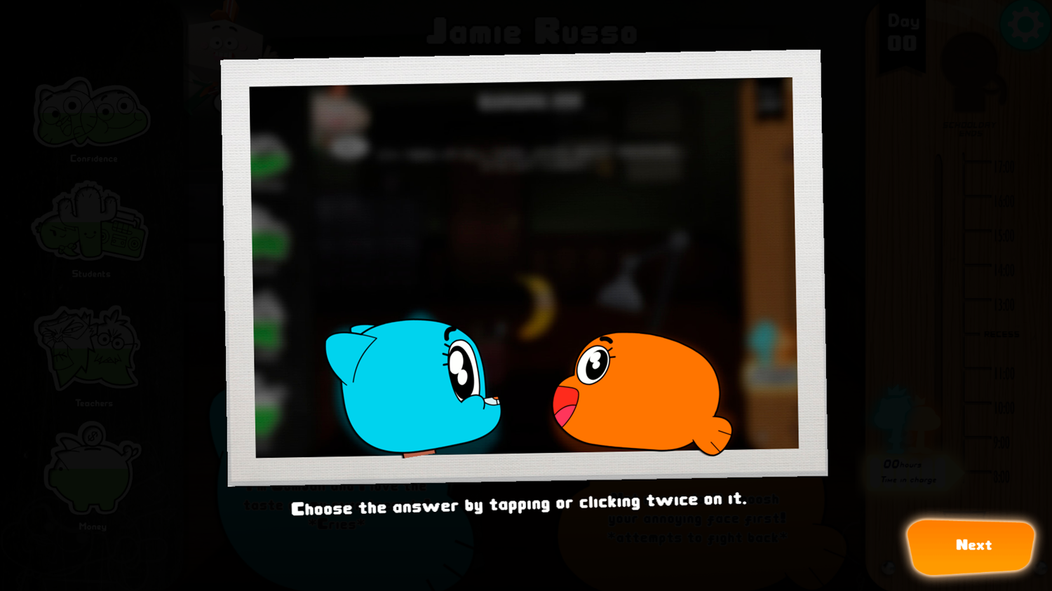 Amazing World of Gumball The Principals Game How To Play Screenshot.
