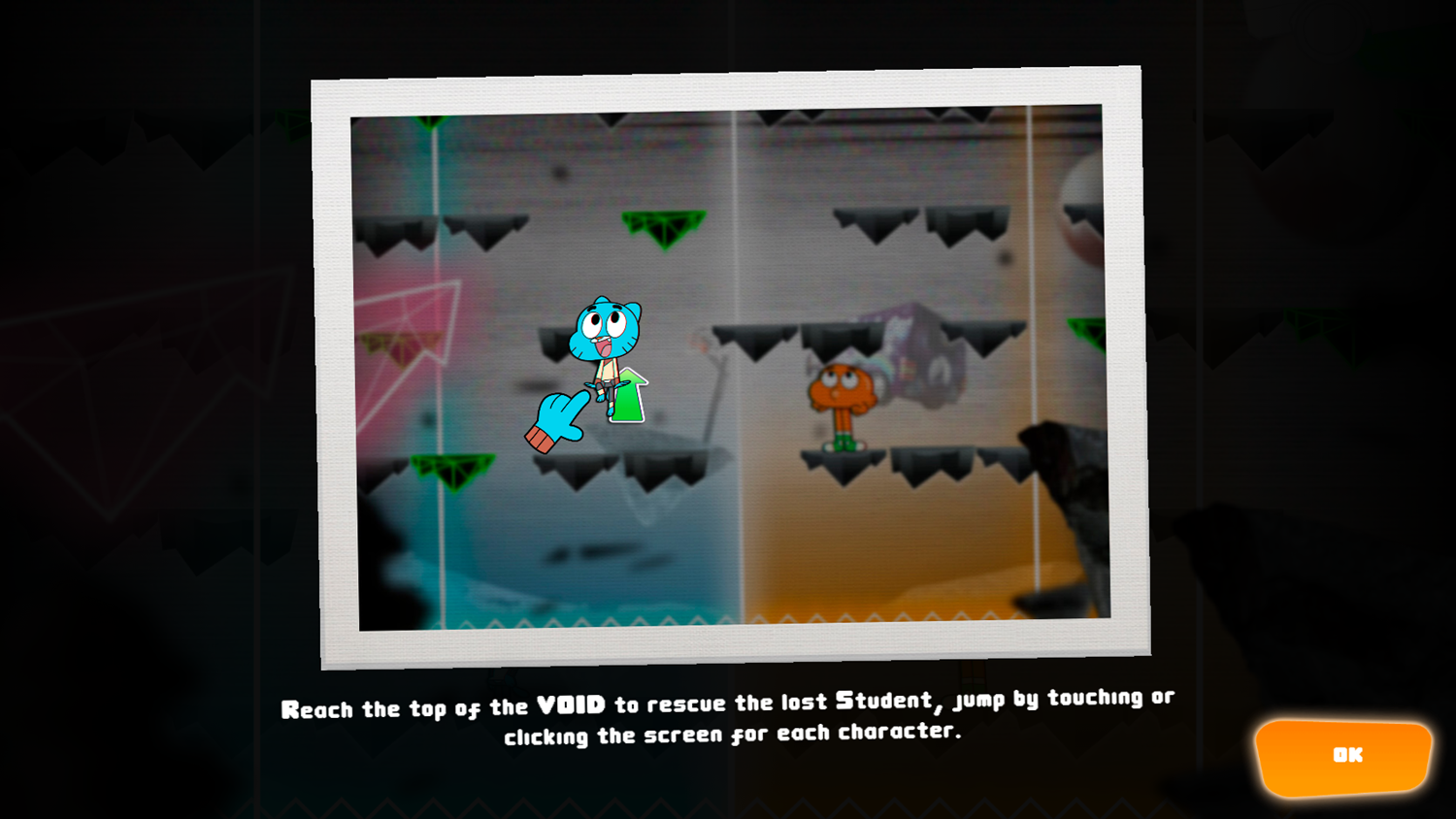 Amazing World of Gumball The Principals Game Minigame How To Play Screenshot.