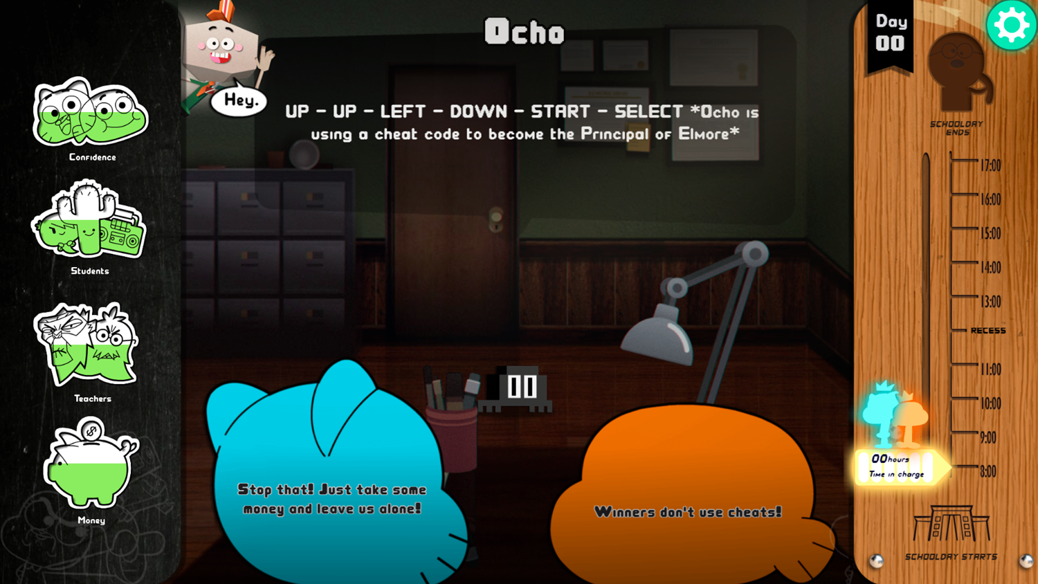 Amazing World of Gumball The Principals Game Problem Screenshot.