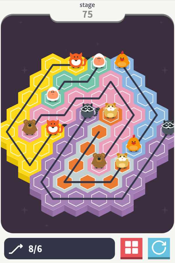 Animalines Game Final Level Screenshot.