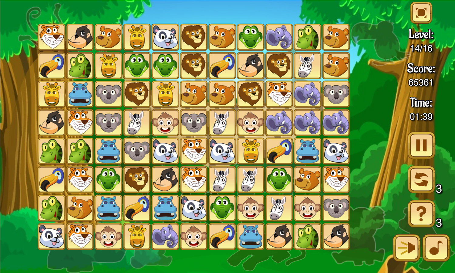 Animals Connect 2 Gameplay Screenshot.