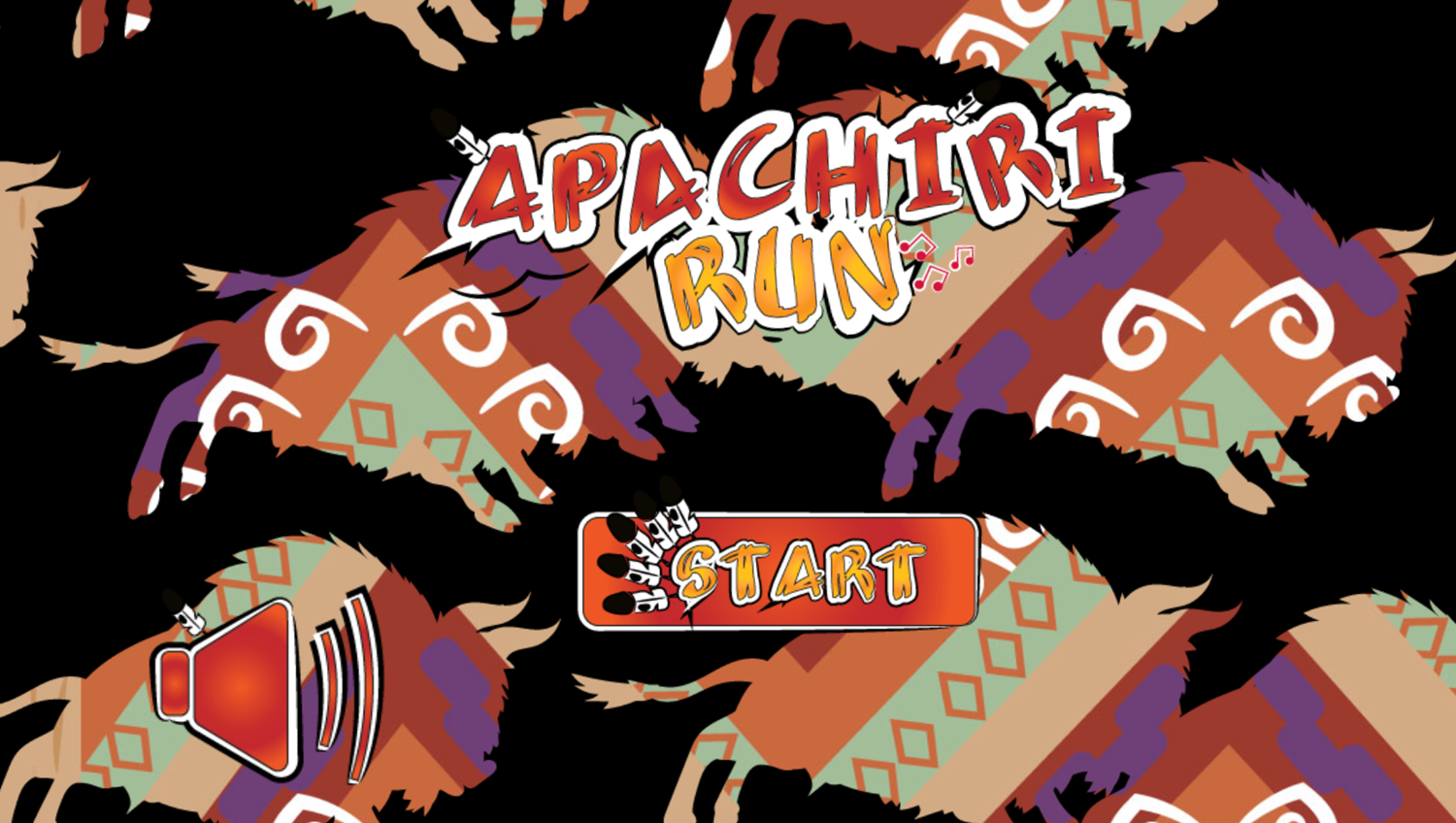 Apachiri Run Welcome Screen Screenshot.