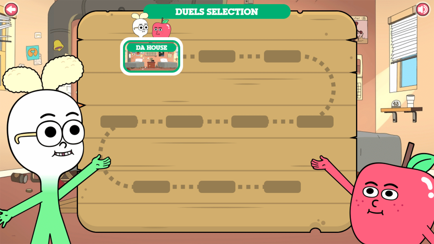 Apple & Onion Beats Battle Duels Selection Screenshot.