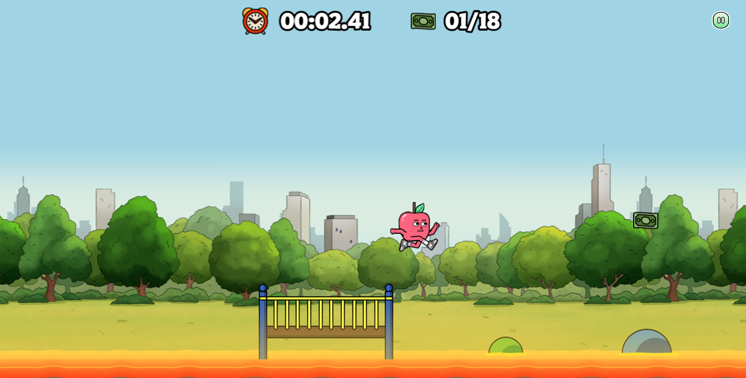 Apple & Onion the Floor is Lava Game Screenshot.