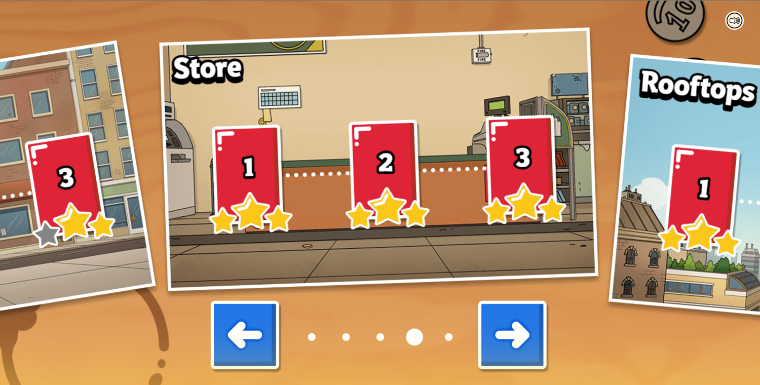 Apple & Onion the Floor is Lava Game Store Level Select Screen Screenshot.